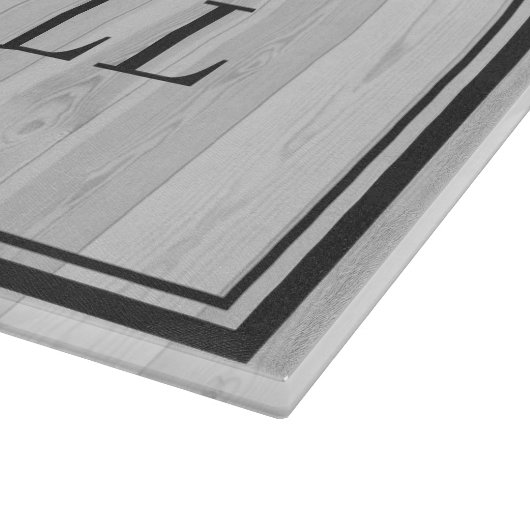 Aangepaste BBQ-paren Namen Rustic Wedding Gift Snijplank (Hoek)