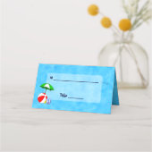 Aangepaste Beach Ball Pool Speelgoed Plaats Kaarte Plaatskaartje (Voorkant)