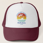 Aangepaste 'Beach Cruise Family Reunion Matching R Trucker Pet (Voorkant)