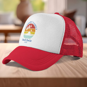 Aangepaste 'Beach Cruise Family Reunion Matching R Trucker Pet