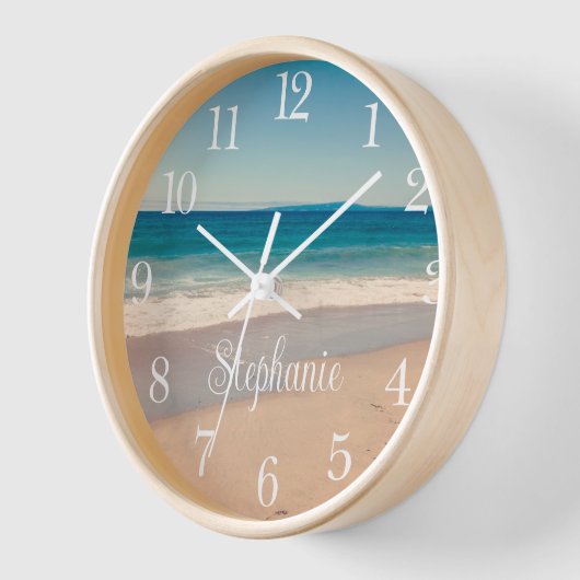 Aangepaste Beach foto en tekst (Hoek)