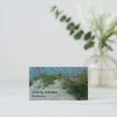 Aangepaste 'Beach Sand Dune Contractor'-schilder Visitekaartje (Staand voorkant)