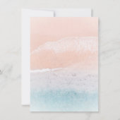 Aangepaste Beach Sand Zee Seaside Natuur Sjabloon (Achterkant)