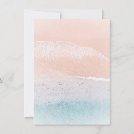 Aangepaste Beach Sand Zee Seaside Natuur Sjabloon (Voorkant)