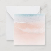 Aangepaste Beach Sand Zee Seaside Sjabloon Natuur (Achterkant)