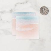 Aangepaste Beach Sand Zee Seaside Sjabloon Natuur (Voorkant / Achterkant in situ)