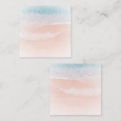 Aangepaste Beach Sand Zee Seaside Sjabloon Natuur (Voorkant / Achterkant)