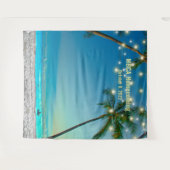 Aangepaste Beach Selfie-achtergrond Wandkleed