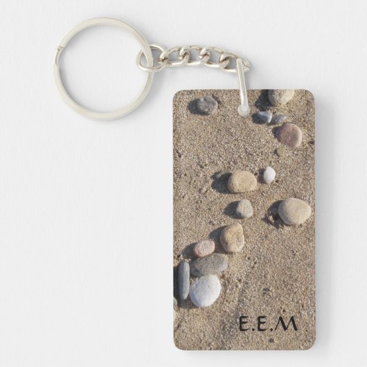 Aangepaste Beach Sleutelhanger (Voorkant)