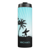 Aangepaste Beach Surfer-tumbler Thermosbeker (Voorkant)