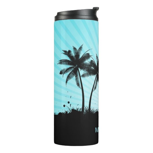 Aangepaste Beach Surfer-tumbler Thermosbeker (Gedraaid links)