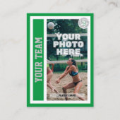 Aangepaste Beachvolleybal Trading Kaart (Kelly Gre Contactkaartje (Voorkant)