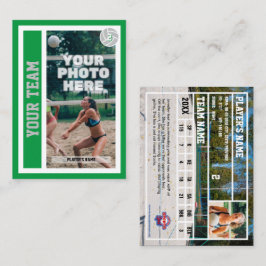 Aangepaste Beachvolleybal Trading Kaart (Kelly Gre Contactkaartje