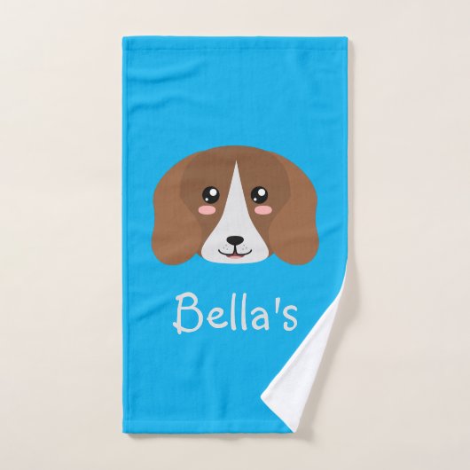 Aangepaste beagle bad handdoek (Handdoek)