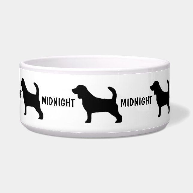 Aangepaste Beagle Dog Bowl Voerbakje (Voorkant)