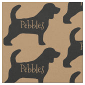 Aangepaste Beagle Dog Fabric Stof (Close Up)