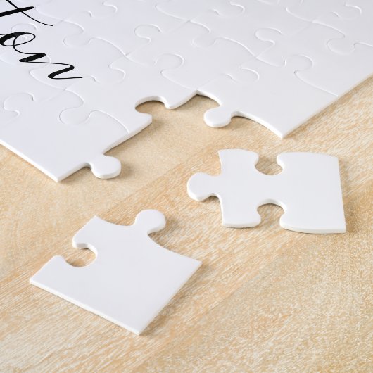 Aangepaste Beagle Dog Foto Jigzaag Puzzle Legpuzzel (Zijkant)