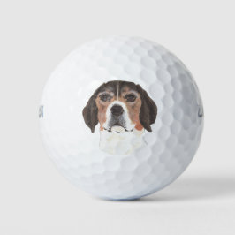 Aangepaste beagle golfballen