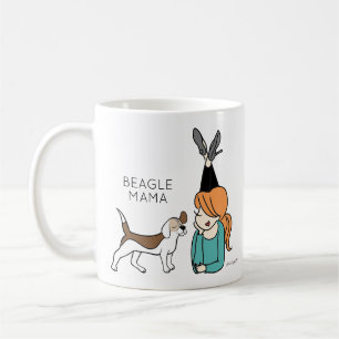Aangepaste Beagle Mama Coffee-Mok Koffiemok