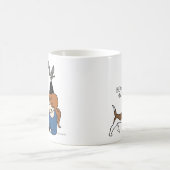 Aangepaste Beagle Mama Coffee-Mok Koffiemok (Center)