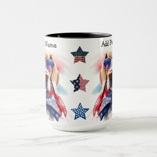 Aangepaste Beagle Mok (Midden)