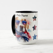 Aangepaste Beagle Mok (Voorkant links)