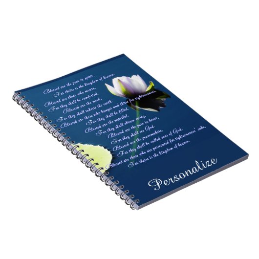 Aangepaste Beatitudes Notitieboek (Rechterzijde)