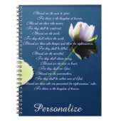 Aangepaste Beatitudes Notitieboek (Voorkant)