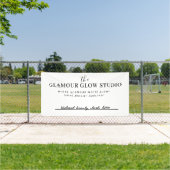 Aangepaste Beauty Saloon Naam met Label Line Spandoek (Insitu)