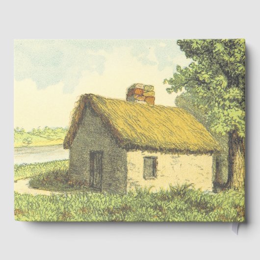 Aangepaste Bed & Breakfast Naam + rustiek huisje Gastenboek (Achterkant)