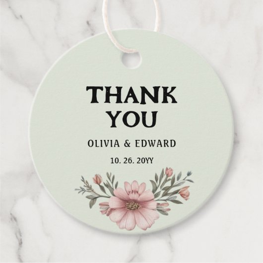 Aangepaste bedankjes voor evenementen bedankjes labels (Voorkant)