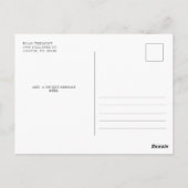 Aangepaste bedankkaart van het brandweeracademie briefkaart (Achterkant)