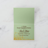 Aangepaste bedankkaarten voor thuiszendingen bedankkaart (Binnen)