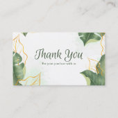 Aangepaste bedankkaarten voor zakelijk gebruik visitekaartje (Voorkant)