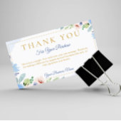 Aangepaste bedankkaarten voor zakelijk gebruik visitekaartje