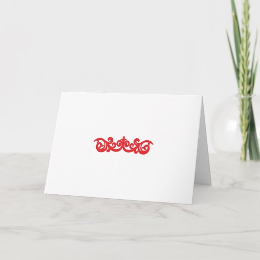 Aangepaste bedankkaartjes en feestversiering met v kaart (Voorkant)