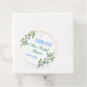 Aangepaste bedankkaartjes voor bruidsdouche favori bedankjes labels (In situ)