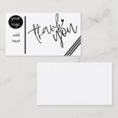 Aangepaste Bedankt Je kaart  Visitekaartje (Voorkant / Achterkant)