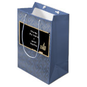 Aangepaste Bedankt voor leraar Medium Cadeauzakje (Voorkant Gekanteld)