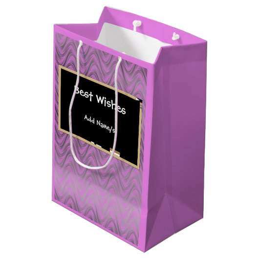 Aangepaste Bedankt voor leraar Medium Cadeauzakje (Achterkant Gekanteld)