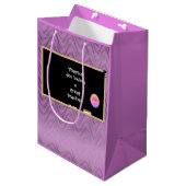 Aangepaste Bedankt voor leraar Medium Cadeauzakje (Voorkant Gekanteld)