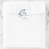 Aangepaste Bedankt voor uw bedrijf Ronde Sticker (Tas)