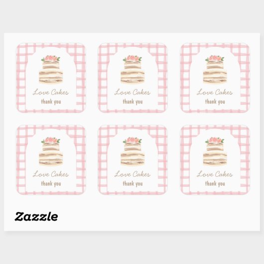 Aangepaste bedanktafel sticker voor trouwtaart bed (Vel)