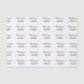 Aangepaste bedankzaken tissuepapier (Voorkant)