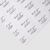 Aangepaste bedankzaken tissuepapier (Detail)