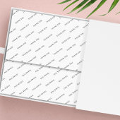 Aangepaste bedankzaken tissuepapier