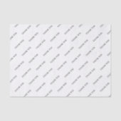 Aangepaste bedankzaken tissuepapier (Voorkant)