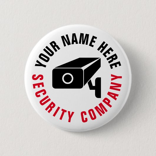 Aangepaste bedieningspersoneel van beveiligingsbed ronde button 5,7 cm (Voorkant)