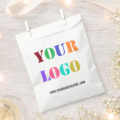 Aangepaste Bedrijf Logo en Tekst Favoriete Zak Sja Bedankzakje (Geknipt)