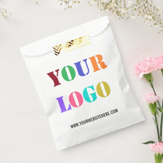Aangepaste Bedrijf Logo en Tekst Favoriete Zak Sja Bedankzakje (Gezegeld)